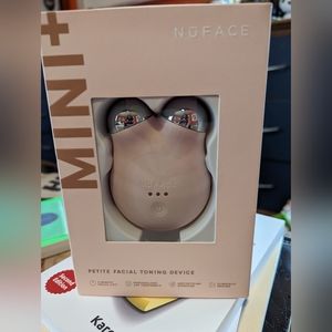 NuFace Mini+ petite facial toning device in pink with original box
